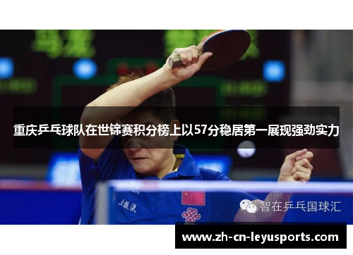重庆乒乓球队在世锦赛积分榜上以57分稳居第一展现强劲实力